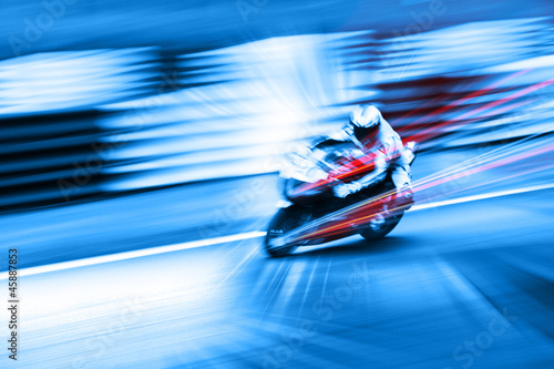 Photo: super fast action motorcycle super fast action motorcycle