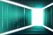 Abstract matrix concept - digital world