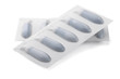 Two plastic packs of suppositories