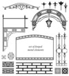 set of forged metal elements