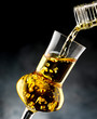 bicchiere e grappa