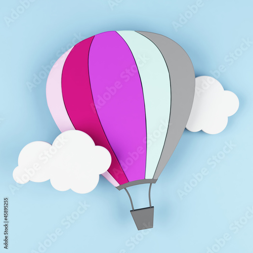 Illustration: Hot air balloon Hot air balloon