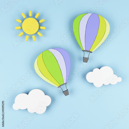 Illustration: Hot air balloon Hot air balloon