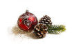 rote Weihnachtsdekoration
