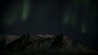 Northern Lights and Arctic mountains