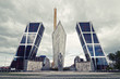 Modern Architecture in Madrid (Puerta de Europa)