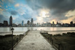 Photo: shanghai bund in the dusk shanghai bund in the dusk