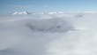 Sea of clouds over the mountains