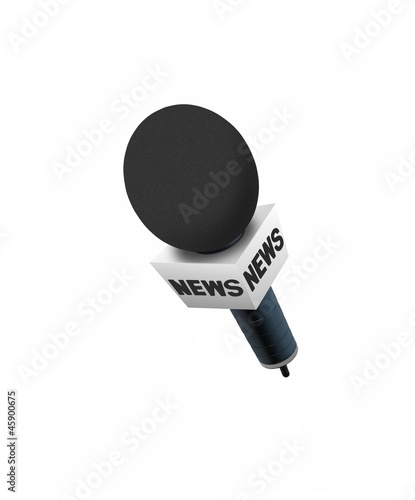Illustration: news microphones news microphones