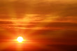 beautiful sunset over the horizon
