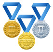 Vector: Medals Illustration Medals Illustration