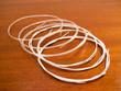Classical Guitar Strings Set on Wood