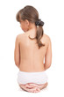 Nude girl sitting back to us Nude girl sitting back to us