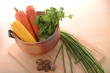 Healthy living with vegetables