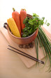 Healthy living with vegetables