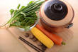 Healthy living with vegetables