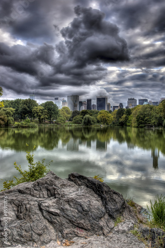 Photo: Central Park at lake Central Park at lake
