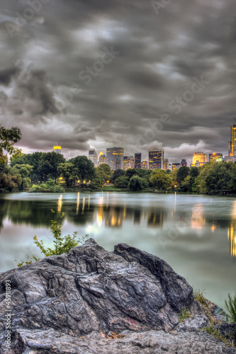 Photo: Central Park at lake Central Park at lake