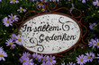 In stillem Gdenken