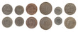 Turkish Coins Isolated on White