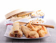 assortment of chinese food