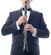 playing the clarinet
