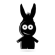funny people with donkey ears vector illustration