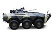 Isolated Army Vehicle