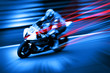 dynamic motorcyclist