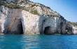 Blue Caves in the northern part of Zakynthos island, Greece