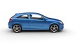 Blue Family Car