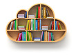 Online library concept