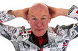 Back bald man