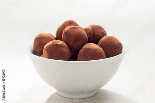 Photo: chocolate truffles chocolate truffles