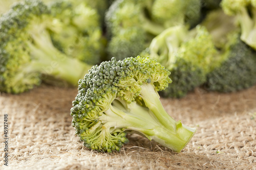 Photo: Fresh Green Organic Broccoli Fresh Green Organic Broccoli