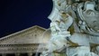 Roma, piazza della Rotonda, la fontana (part.)