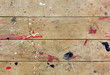 Paint Stained Wooden Surface