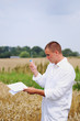 Agriculture scientist or student in the field