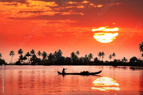 Photo: Tropical sunset Tropical sunset