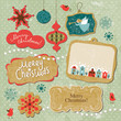 Set of Christmas and New Year elements