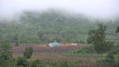 Farm House In Western Thailand In The Clouds