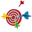 Dart on target