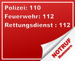 Notrufnummern