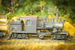vintage steam locomotive model, circa 1900