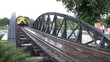 Train Crossing Bridge On The River Kwai-Tilt Up