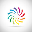 Vektor: Rainbow Vortex Background # Vector Rainbow Vortex Background # Vector