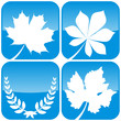 leave icon set