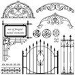 set of forged metal elements
