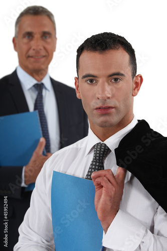Photo: Serious businessmen Serious businessmen