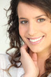beautiful young woman smiling